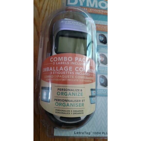 Dymo LetraTag 100H Plus Handheld Label Maker with Tapes - 1955663 Sealed New - Picture 4 of 5